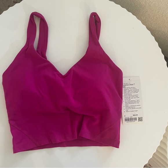 NWT lululemon Align™ Tank Top in Ripened Raspberry Size 6 - Picture 12 of 12